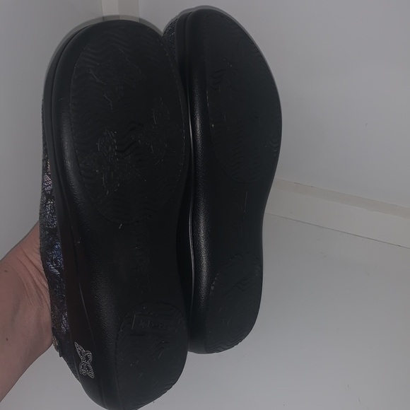 Alegria blue patterned comfortable shoes size 5.5 - Picture 4 of 6